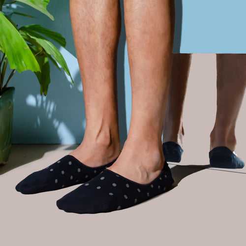 Polka Parade | No Show Loafer Socks for Men
