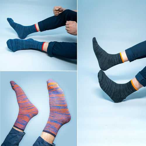 Tipped To Perfection! Twintone Casuals Pack of 3 Socks