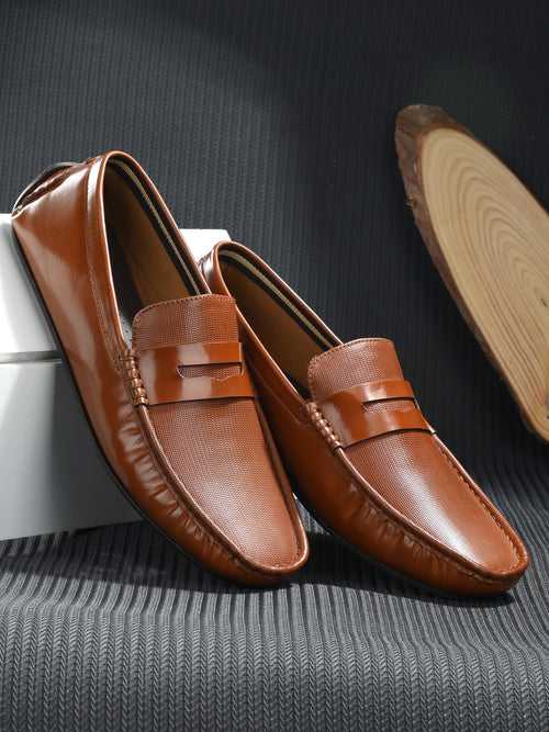 Orion Tan Casual Driving Loafers