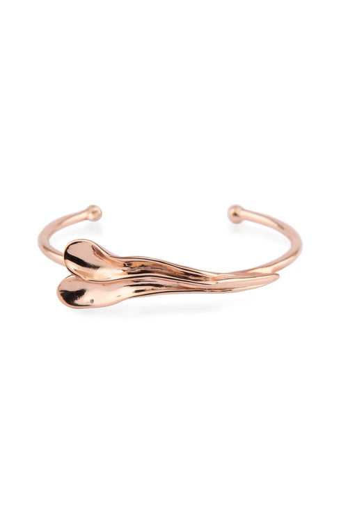 Heart Leaf Cuff - Rosegold