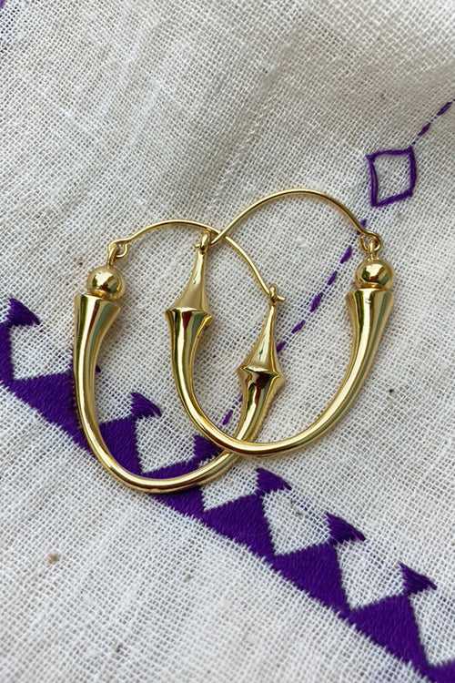 Totem Hoop Earrings