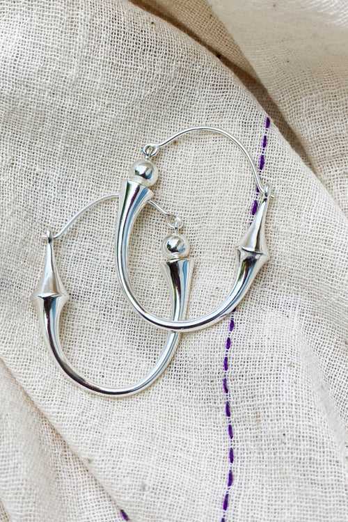 Totem Hoop Earrings