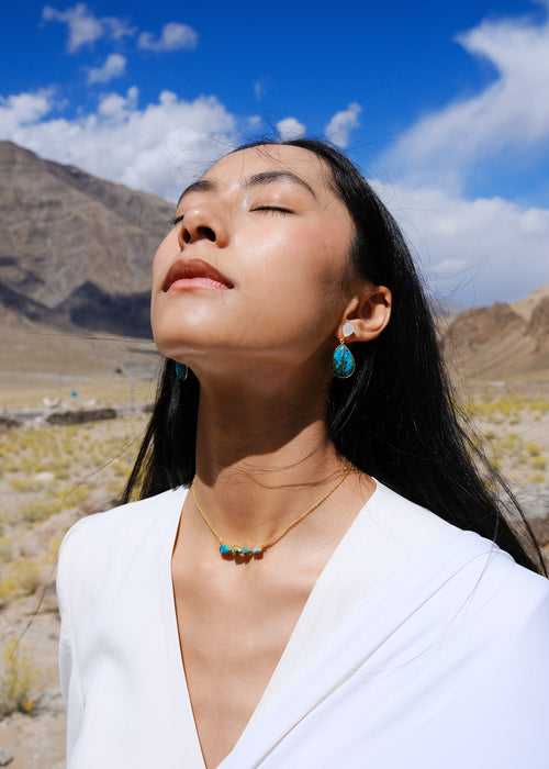 Drops of Jupiter Necklace {Tibetan turquoise}