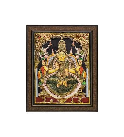 Gajalakshmi Tanjore Painting