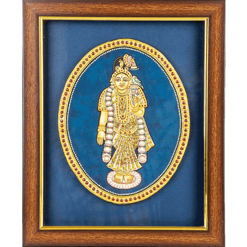 Andal Tanjore Painting