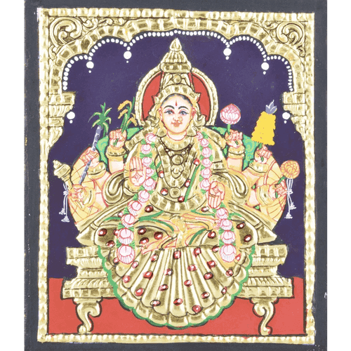 Ashta Lakshmi - Dhanya Lakshmi Tanjore Painting
