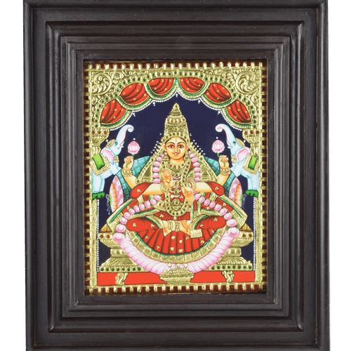 Gaja Lakshmi Tanjore Painting