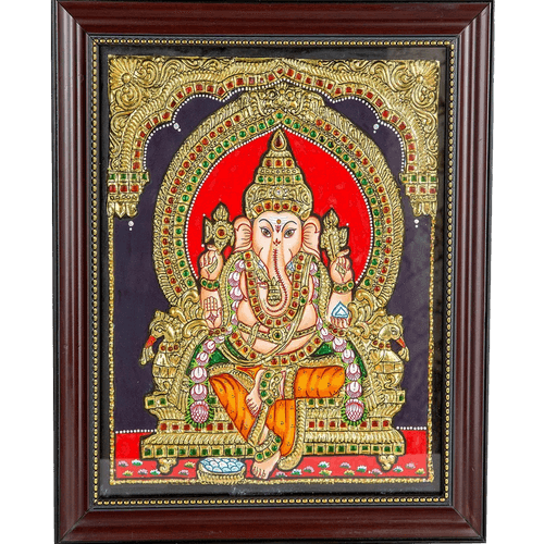 Ganesha Tanjore Painting