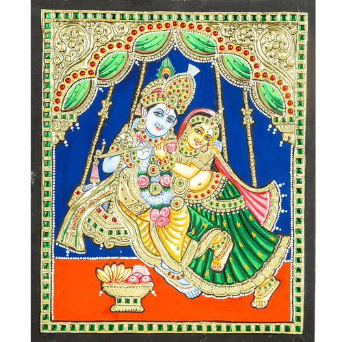 Radhakrishna Tanjore Painting