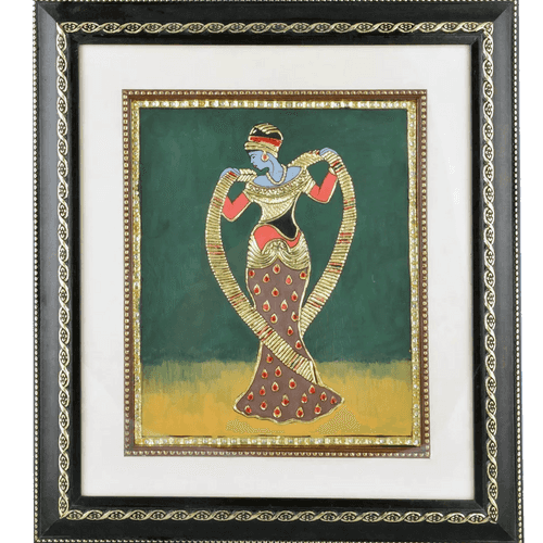 Roman Figures Tanjore Paintings with double frame Wall Décor