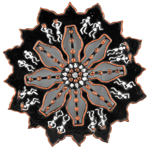 Warli Wheel Work Wall Decor