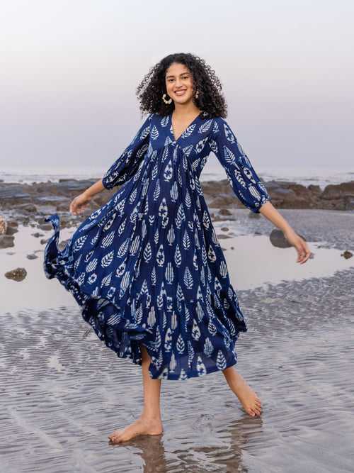 Rumi Indigo Modal Maxi Dress