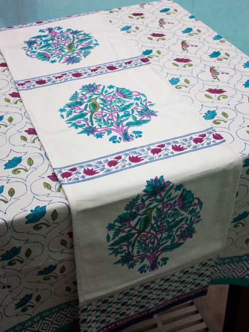 Jaipur Block Print Cotton Table Runner