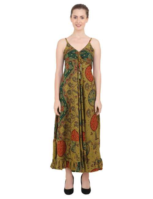 Women Casual Boho Style Maxi Dresses in Two Sizes (P314)