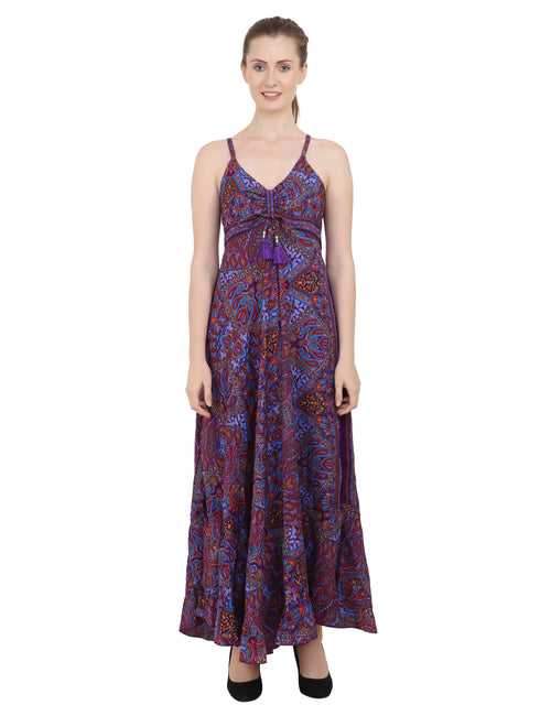 Women Casual Boho Style Maxi Dresses in Two Sizes (P82)