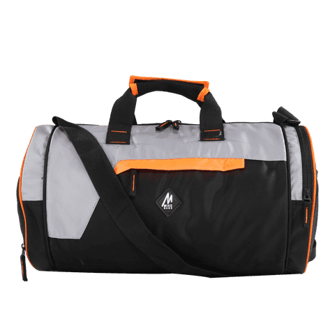 Mike Dual Tone Pro Gym Bag with shoe Compartment - White