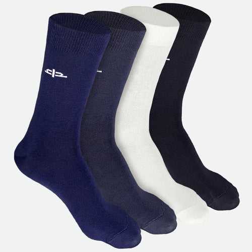 Bamboo Men Crew Socks (Thin & Light) - 4 Pairs