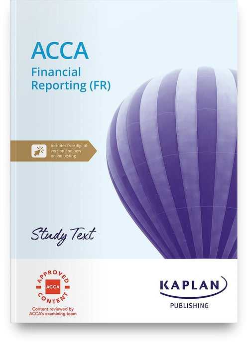 ACCA F7 KAPLAN Books. Financial Reporting Study text and Exam kit. Sep 23-Jun 24