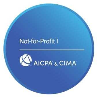 AICPA Non Profit Accounting Certification. Not-for-Profit Certificate I