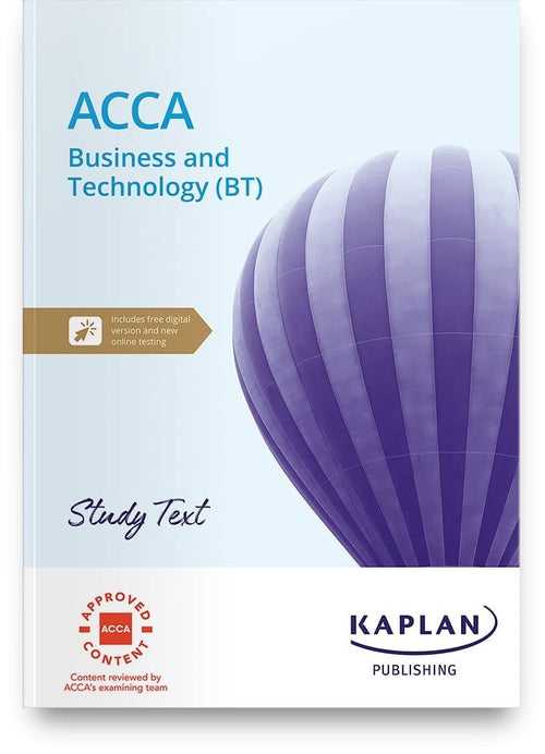 KAPLAN ACCA study text Applied Knowledge papers. Sep 23 -Aug24