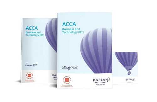 KAPLAN ebooks - ACCA Applied Knowledge  papers (Sep 23 - Aug 24). combo of study text and revision kit