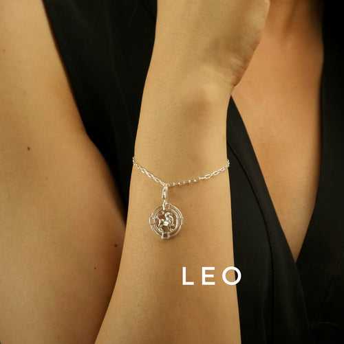 Leo Silver 92.5 Chain Bracelet
