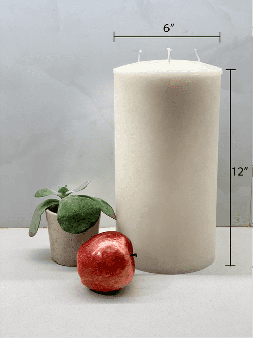 Scented Pillar Candle - French Vanilla