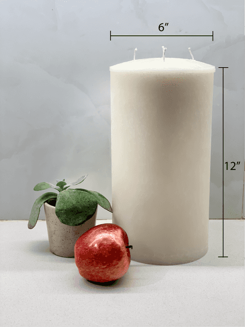 Scented Pillar Candle - Jasmine