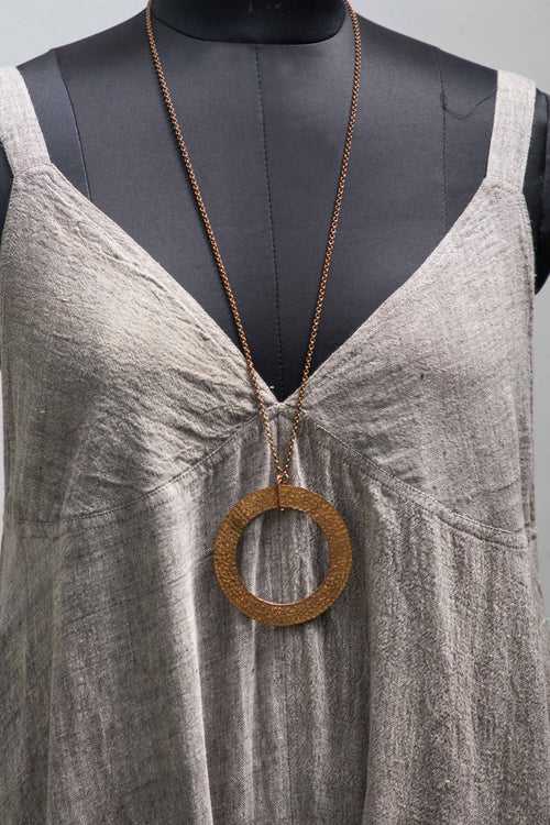Copper Ring Necklace