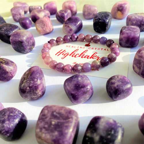 Lepidolite Bracelet (Transformation, Emotional Balance, Serenity)