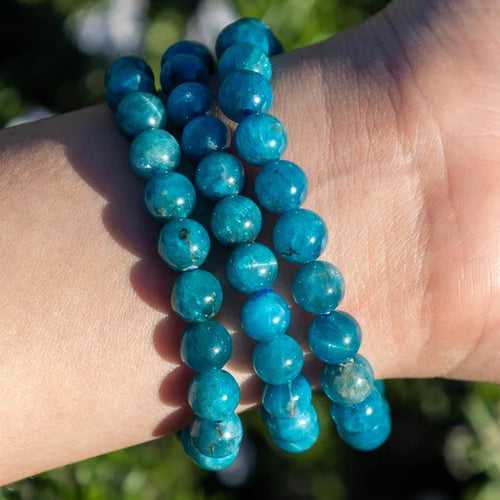 Blue Apatite Bracelet (Motivate, Concentrate, Inspire)