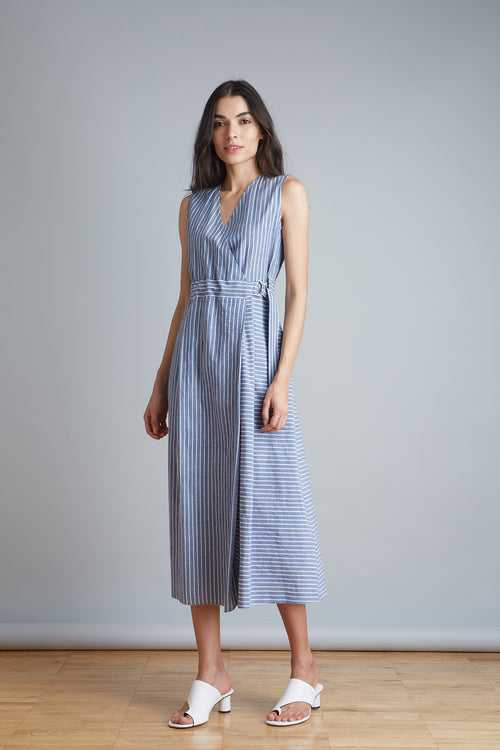 Sleeveless Wrap Dress