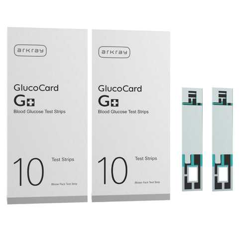 Glucocard G+ (10S AL x 2 pack) Individually Packed Strips