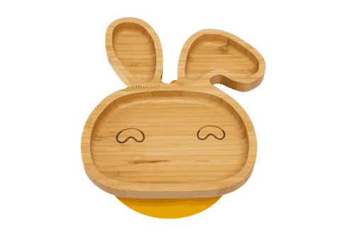 Bunny Life Bamboo Plate