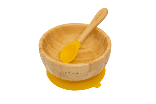 Bamboo Bowl + Spoon Set