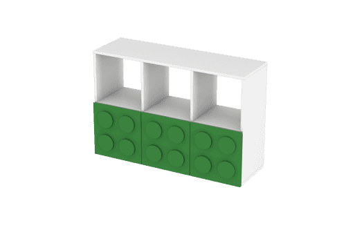 Lego Inspired Montessori Shelves 3x2