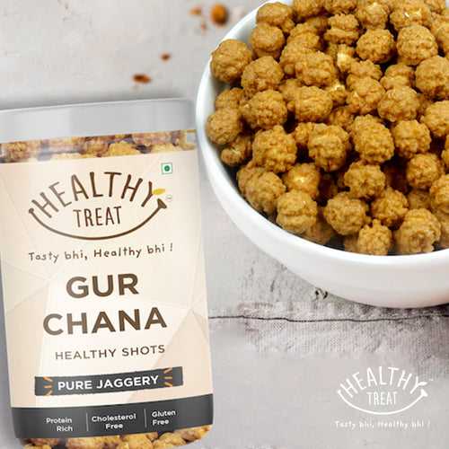 Gur Chana | Roasted Chickpeas with Pure Jaggery