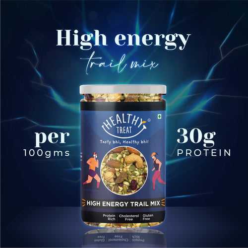 High Energy Trail Mix 250gm | High Protein, High Fibre