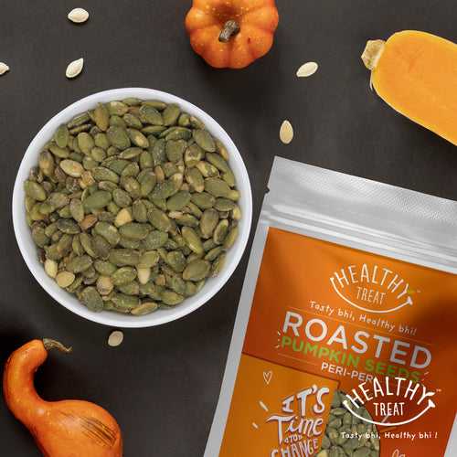 Roasted Pumpkin Seed Peri Peri | Tangy and Healthy