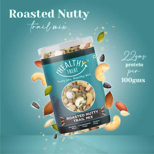 Roasted Nutty Trail Mix | Fibre & Protein Rich
