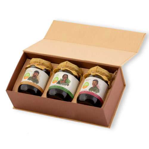 Festive Honey Gift Box of 3 (125gm)