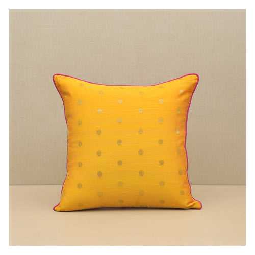 Diya Celebration Cushion - Yellow