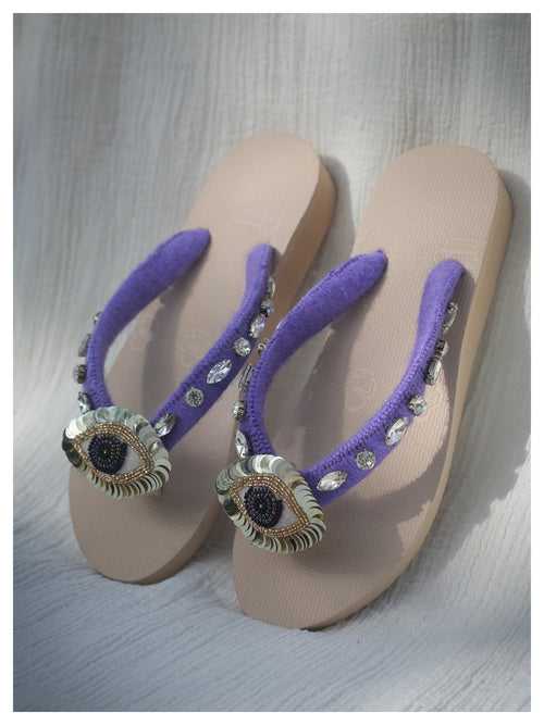 NAZAR beach flip-flops - Lilac