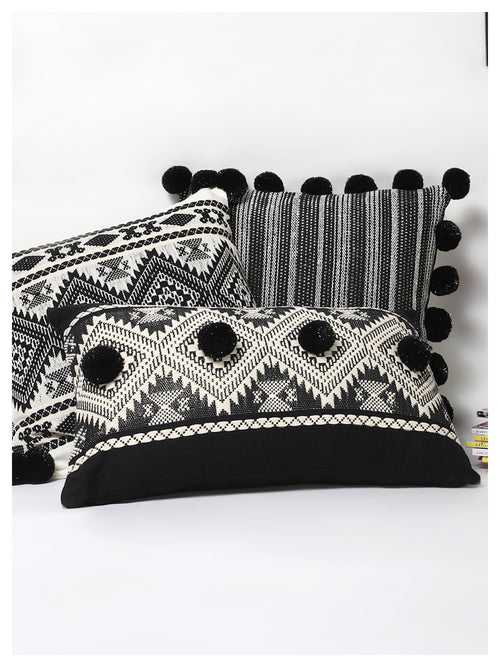 Monochrome Cushion Combo - Set of 3