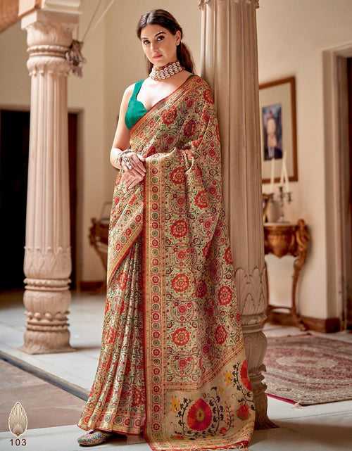Banarasi Zari Silk Everyday Wear Saree in Multicolour