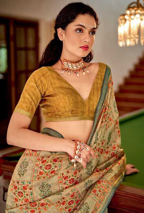 Everyday Fashion | Banarasi Zari Silk Multi-Colour Saree