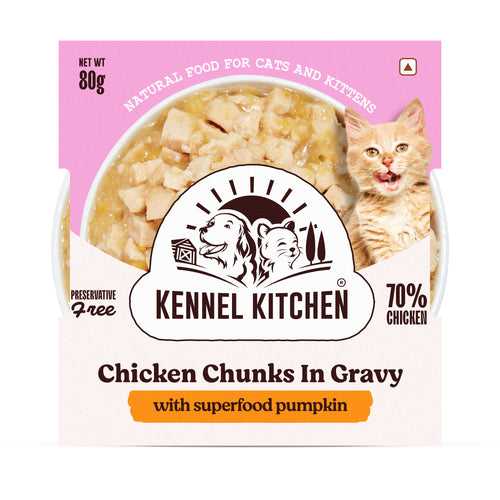 Chicken Chunks in gravy with Superfood Pumpkin (Pack of 6)