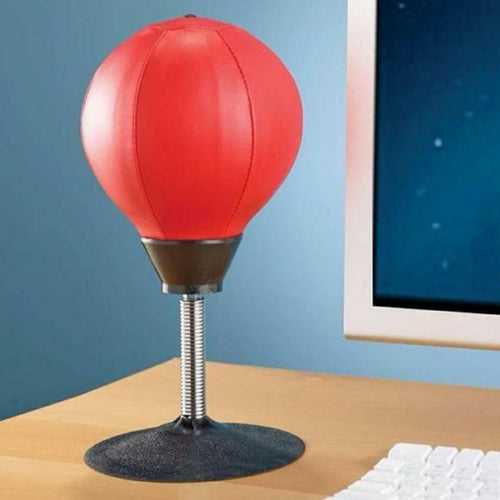 Desktop Punching Bag | Stress Buster Desktop Punching Bag - Suctions to Your Desk, Heavy Duty Stress Relief Ball