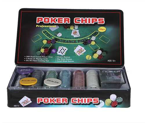 Poker Set Casino Game 500 Chips