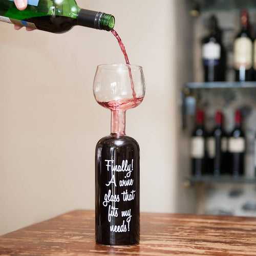The Wine Bottle Glass